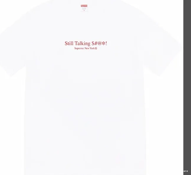 Sleeve Logo Talking White Short Letter XL Black Back and 22SS L S M Still Tee 0921